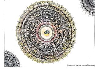 Om Mandala Art