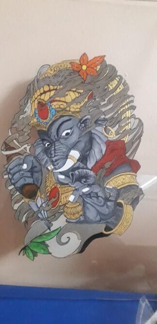 Glass painting