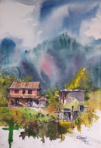 House in the solitude.