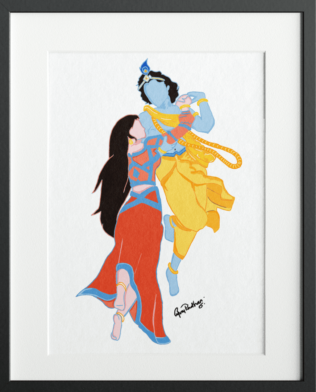 Radha Krishna - Chitragraphy