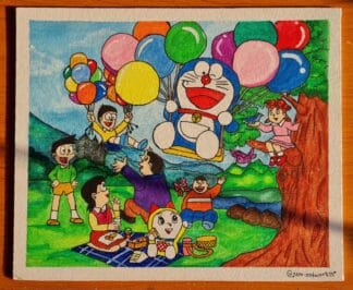 Doremon painting