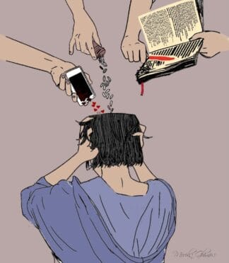 Distracted from distraction by distraction
