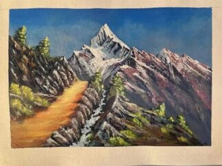 Mountain and Village