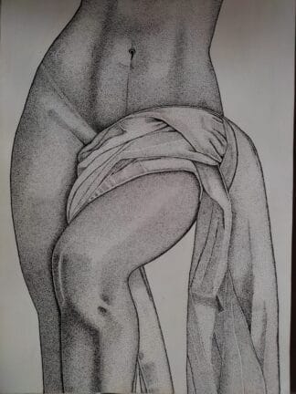 Black stipple Adult drawing Art
