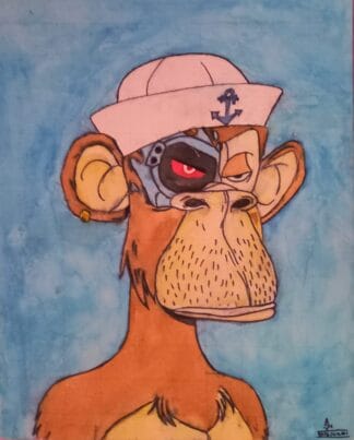 Bored Ape Painting in Canvas